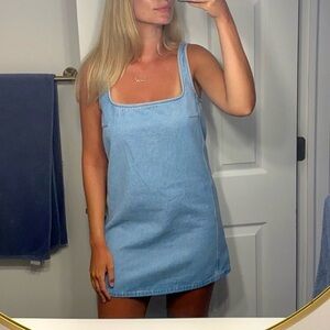 Zara Sky Blue Mini Dress